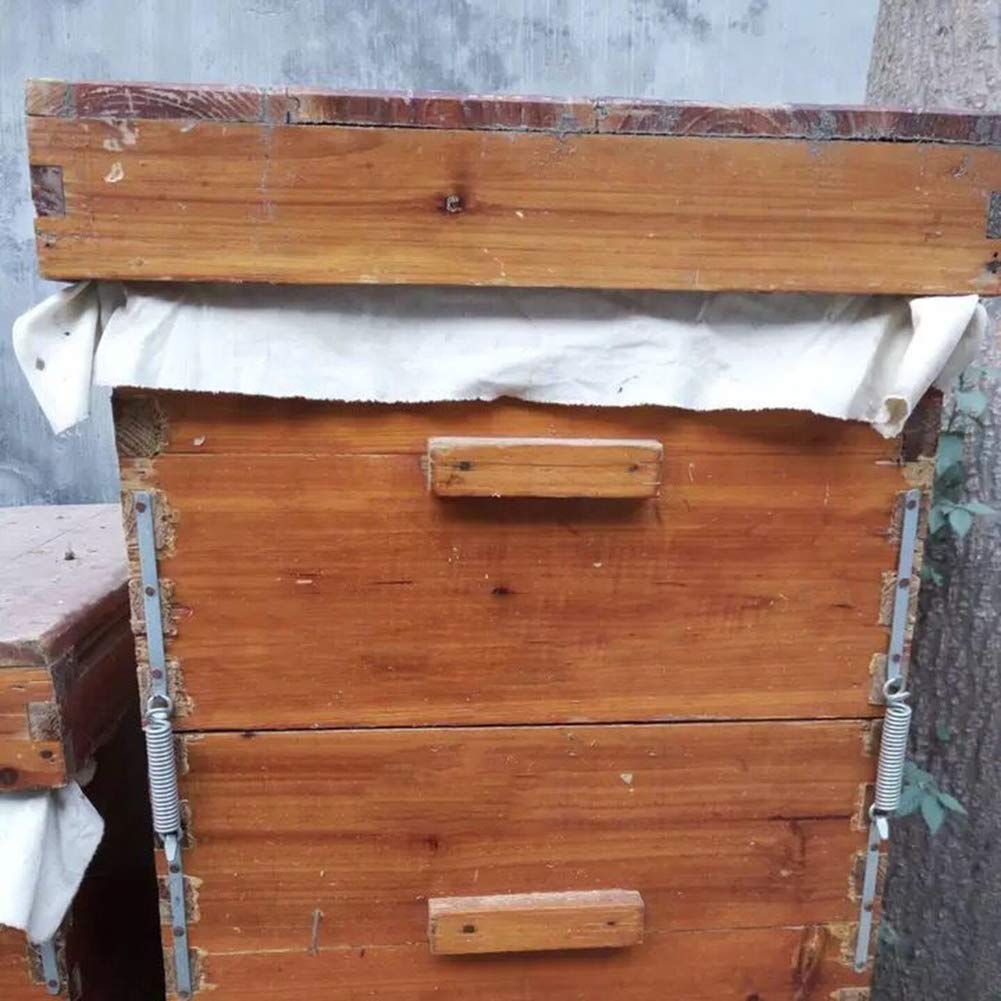 HERCHR 10 Stück Bienenstock-Abdeckung, Bienenstock-Abdeckungstuch, Bienenzucht-Abdeckung, Baumwoll-Bienenstock-Abdeckung, Bienenstock-Isolierungs-Abdecktuch, Imker-Imkerei-Ausrüstungswerkzeug