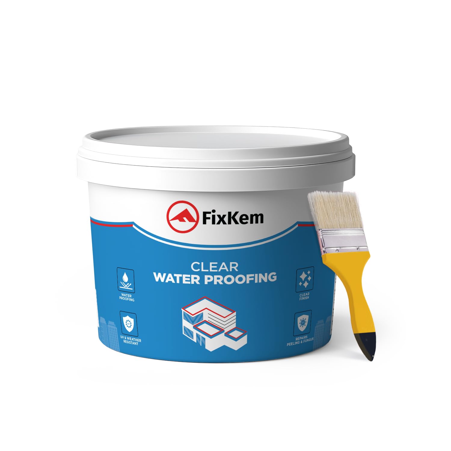 Clear Waterproofing Transparent Glue for Roof Leakage Crack Seal Agent Roof Water Leakage Solution Water Proof Glue Waterproofing for Wall, Tile and Pipes with brush 500ml-image-15