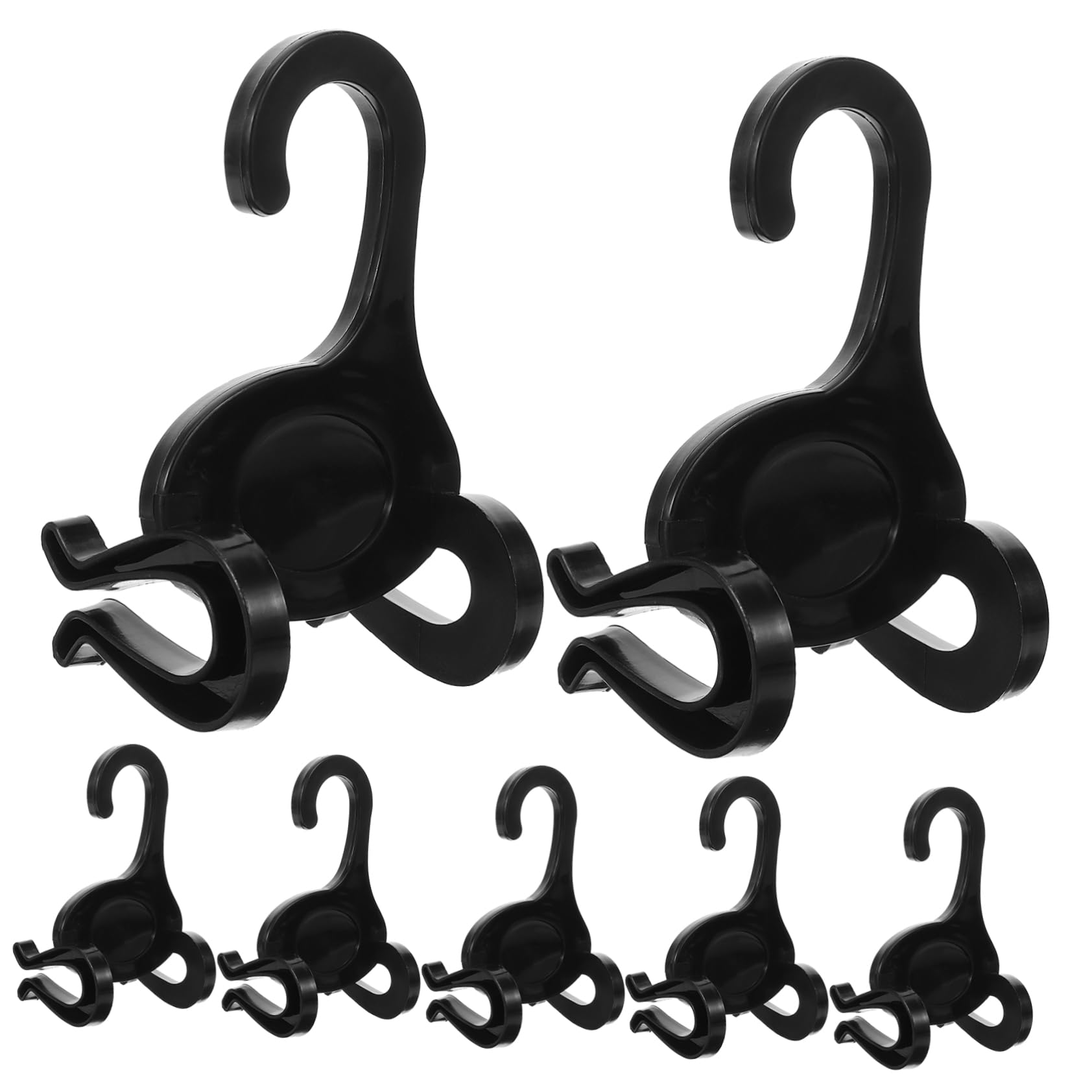 Happyyami 10pcs Vertical Shoe Hooks Hangers for Sneakers and Slippers Space Saving Shoe Organizer Rack for Bedroom and Closet Decorative Display Hooks