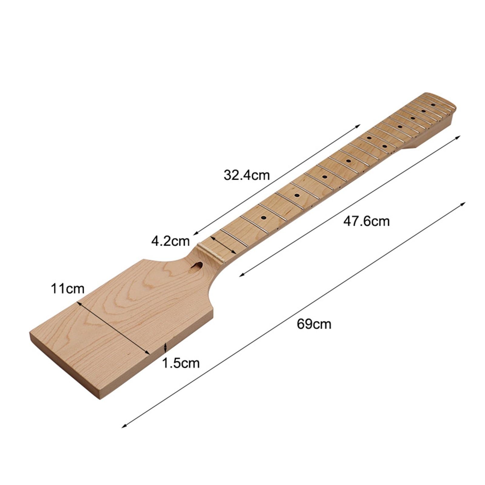 manico della chitarra Ricambi professionali per il manico della chitarra