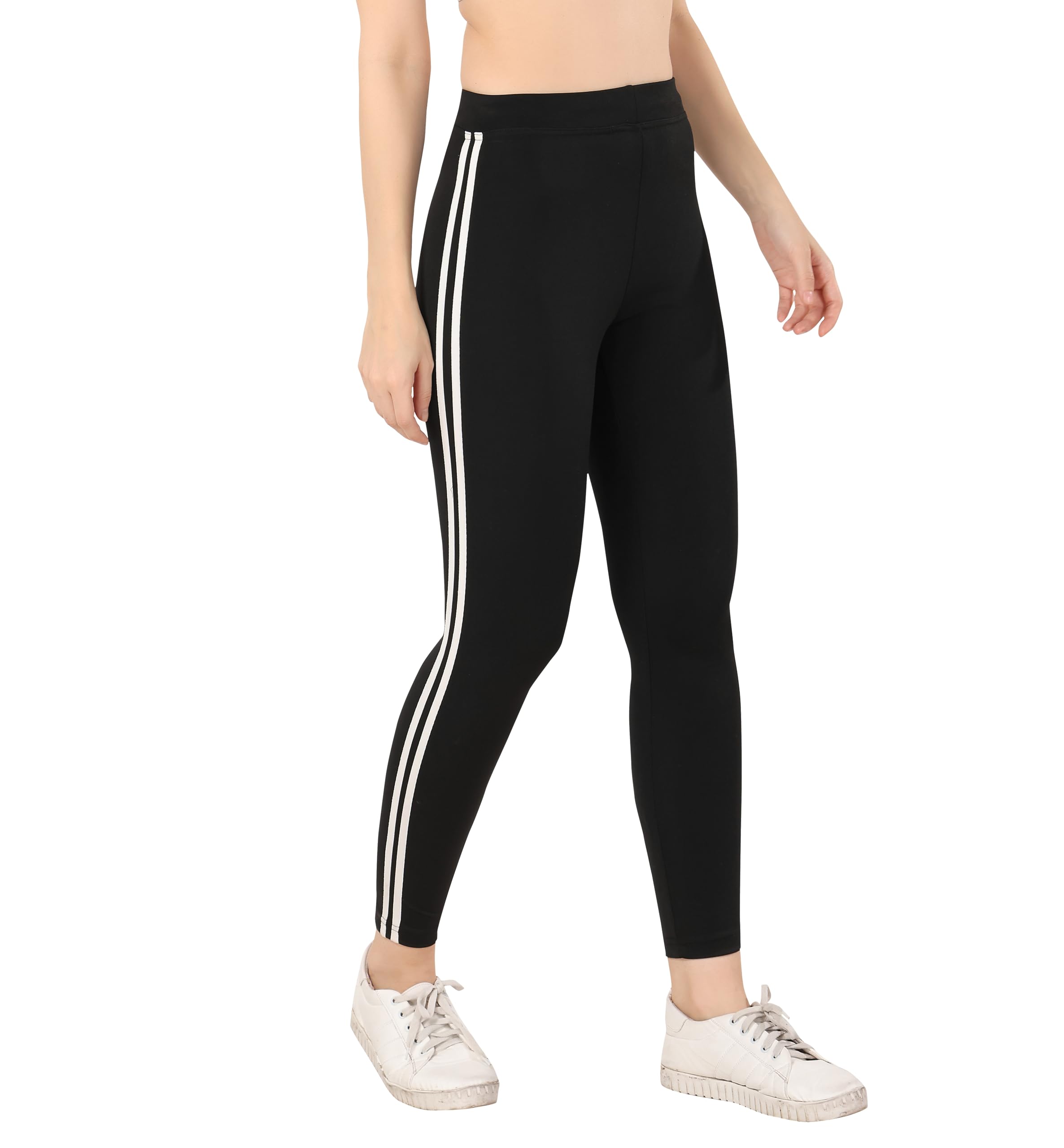 TRASA Women's and Girls Skinny Fit Gym High Waist, Workout Trackpants 4 Way Stretch Yoga Pants, Available Sizes:- S,M,L,XL,2XL,3XL