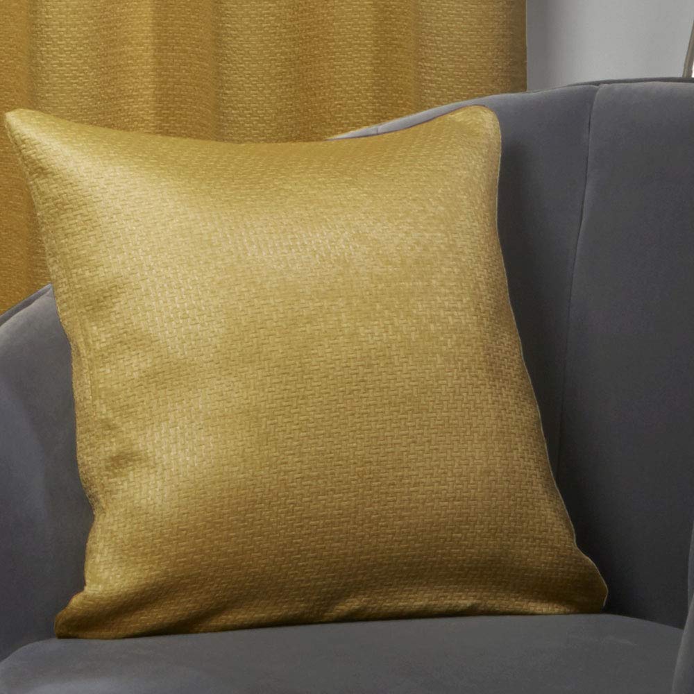 Emma Barclay Yellow Ambiance - Cushion Cover In Ochre - 17X17 (43X43cm)