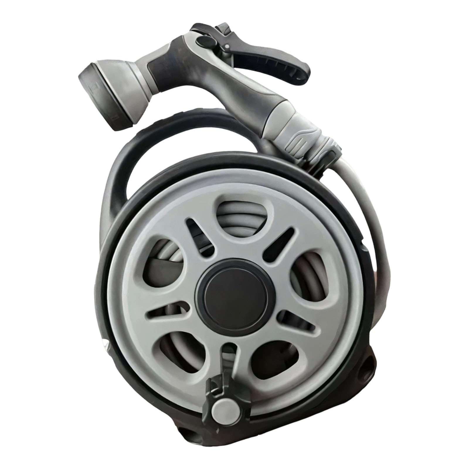 Kaeltsyn Light Grey Sturdy 12M Watering Hose 14Mm Wide Perfect For Outdoor Gardening And Cleaning Tasks Hose For Gardening