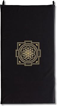Shakti Premium Acupressure Mat Black Level 3, Sustainable & Durable, Relieves Stress & Tension, Promotes Relaxation & Focus, Ethically Handcrafted Acupuncture Mat in India, Organic Cotton Certified | Relaxation, Massage Muscles, Aid Sleep, Unlock Inner Tension, Similar to Acupuncture, Made with Organic Cotton & ABS spikes