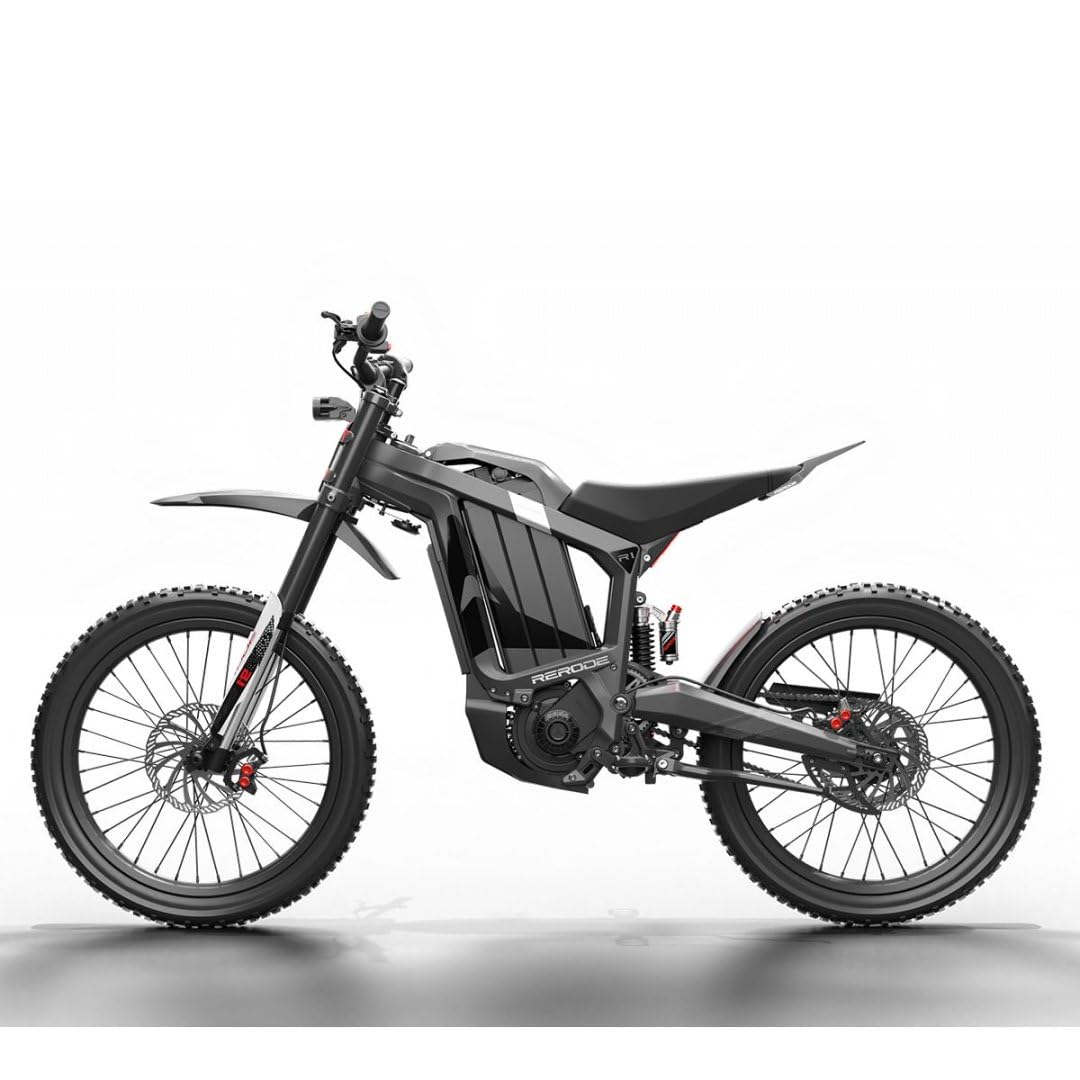 HEZZO Electric Dirt Bike for Adults, 8000W Peak Power 19” Tires, 52.8MPH Max Speed, 74.6 Miles Range, 330N-M Torque, Electric Motorcycle with Dual Brake System/Full Suspension, Off-Road Adventure