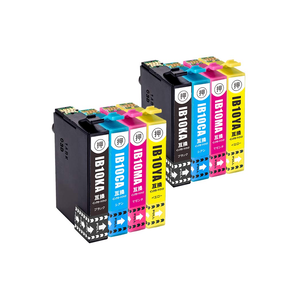 Amazon.co.jp: 【pomme】 IB10CL4A 染料 お得な4色セット×2 エプソン