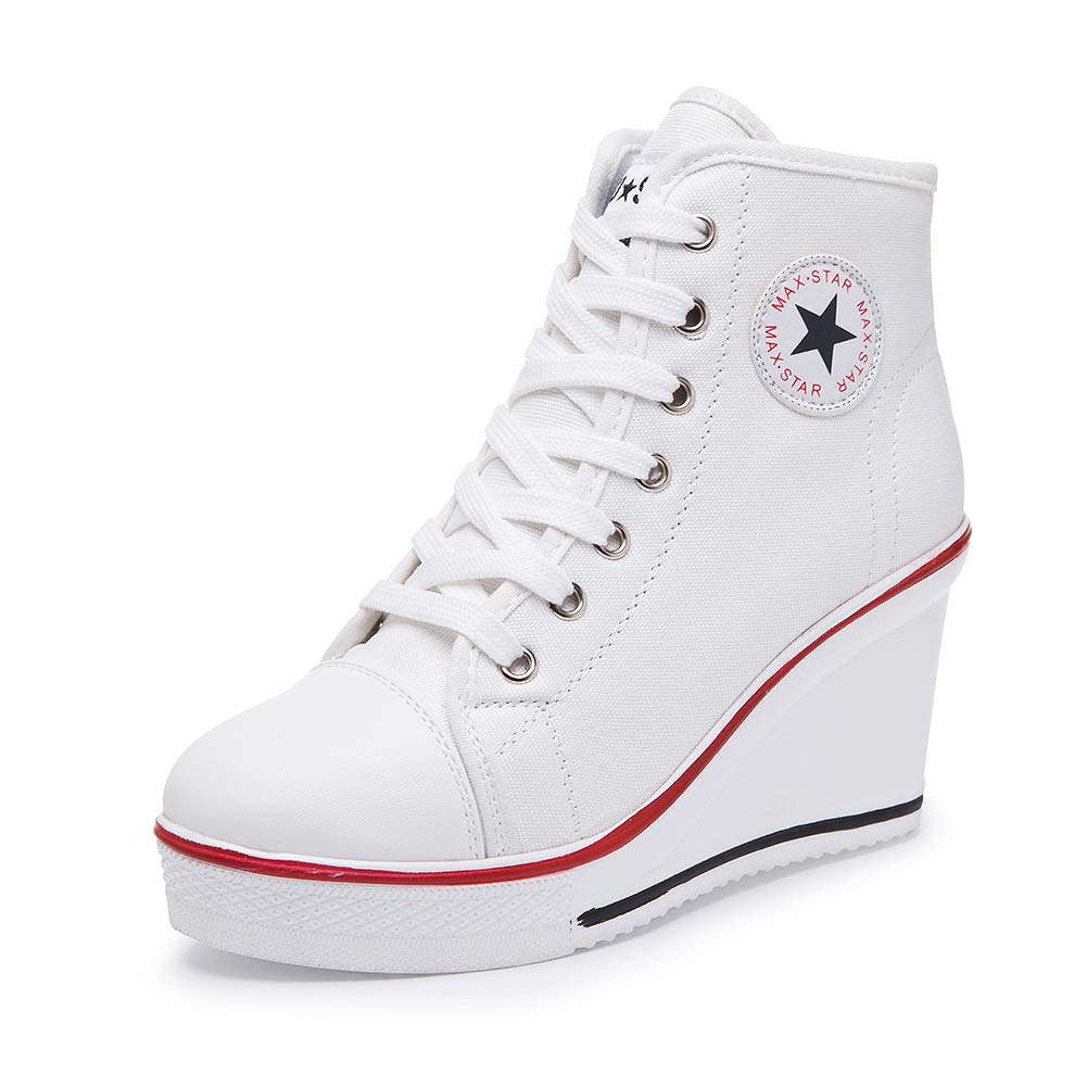 women's sneakers with high heel