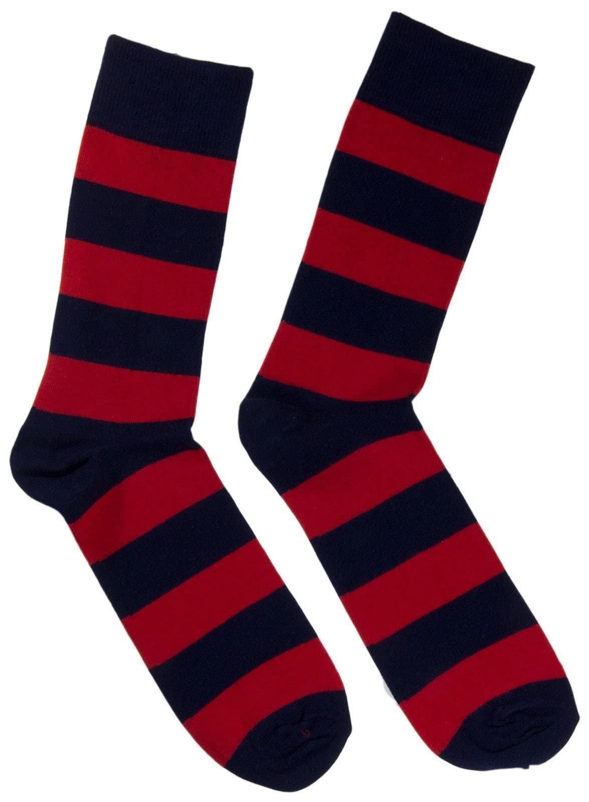 The Regimental Shop Men's Black/Red Adjutant General's Corps Regital Socks