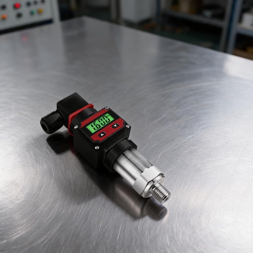 Transductor de presión digital 4-20 mA con LCD 0-435 PSI (0-145 PSI)