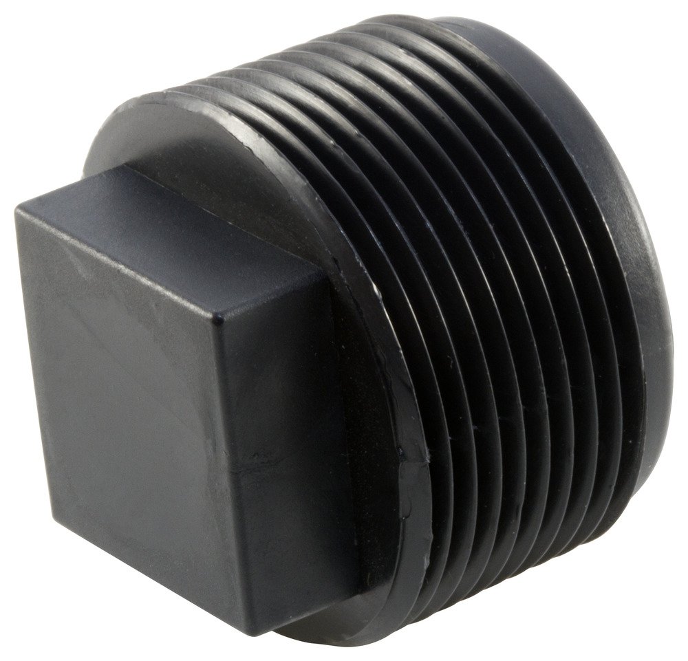 Caplugs TPN-15 – TPN Series – Square Head Threaded Plugs, 10 Pack, High-Density Polyethylene, Black, Protective Closures, Moisture & Dust Protection, to Plug NPT Thread Size 1-1/2-11-1/2" (ZTP151KA1)