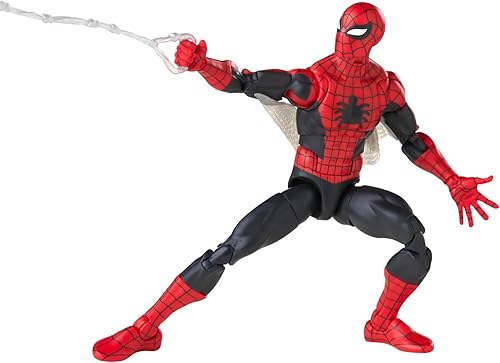 Vista 7 de Spider-Man Marvel Legends Series 60th Anniversary Amazing Fantasy Figuras de acción de cómics clásicos de 6 pulgadas para más de 4 años, 9 accesorios