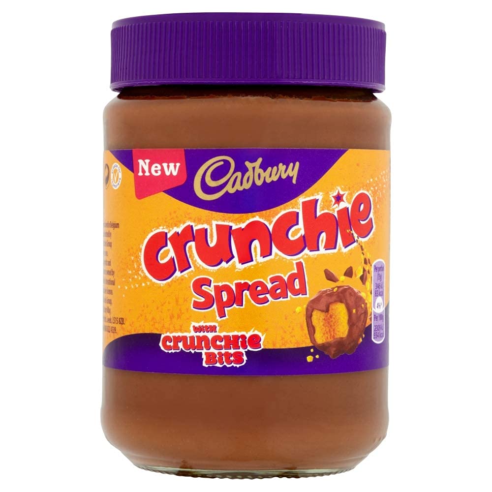 Original Cadbury Crunchie Chocolate Spread Imported From The UK England British Crunchie Chocolate Spread British Choclate Spread (2-PACK)
