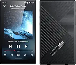 JadeAudio Leitor de música FiiO JM21 Android 13 de alta resolução com Snapdragon 680, Bluetooth, WiFi, USB, DAC, 12,5H, Playtime (preto)