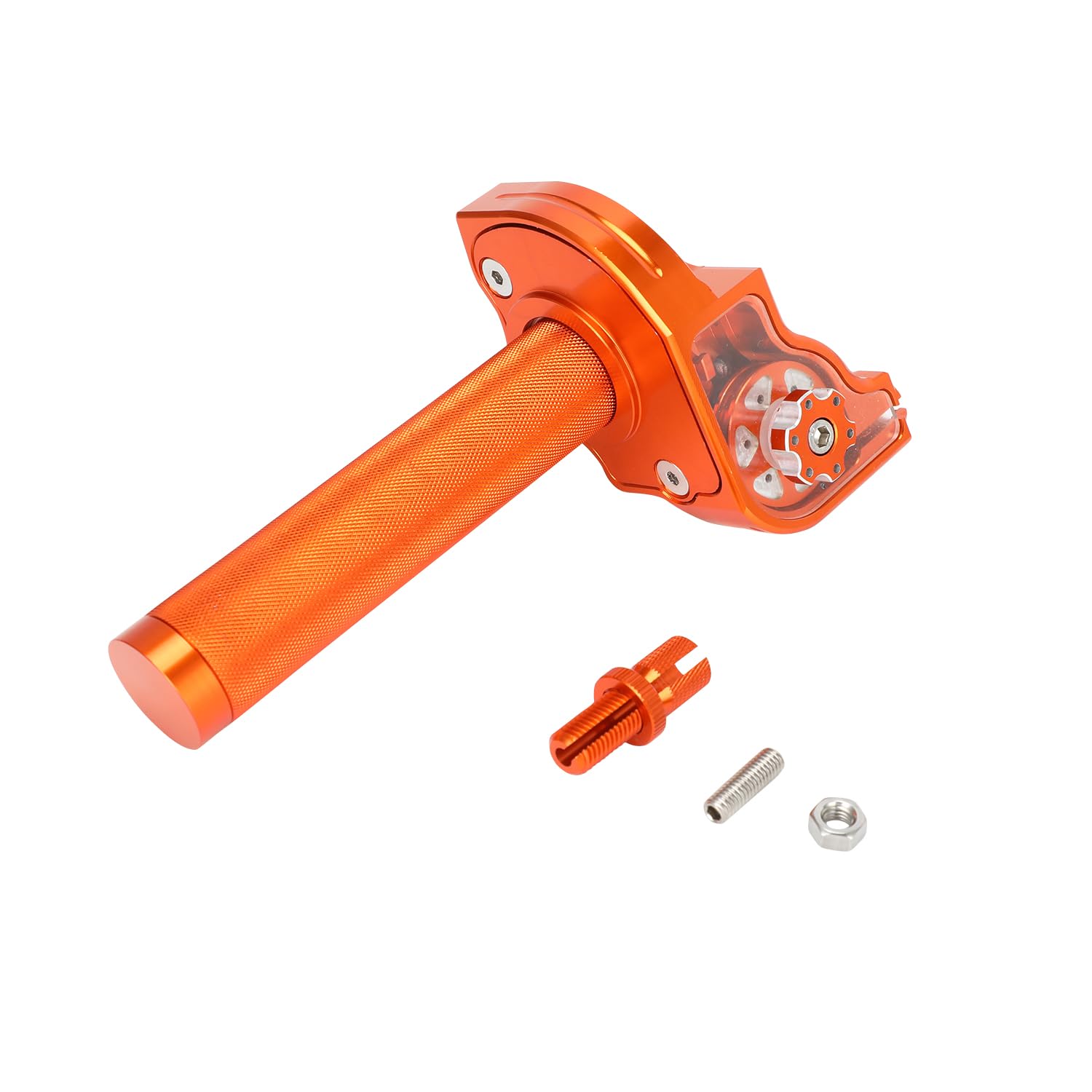AnXin Ensemble d'accélérateur de moto avec câble d'accélérateur CNC universel pour la plupart des guidons de moto CRF YZ PW KX KLX RM DR DRZ Dirt Pit Bike Motocross Quad ATV