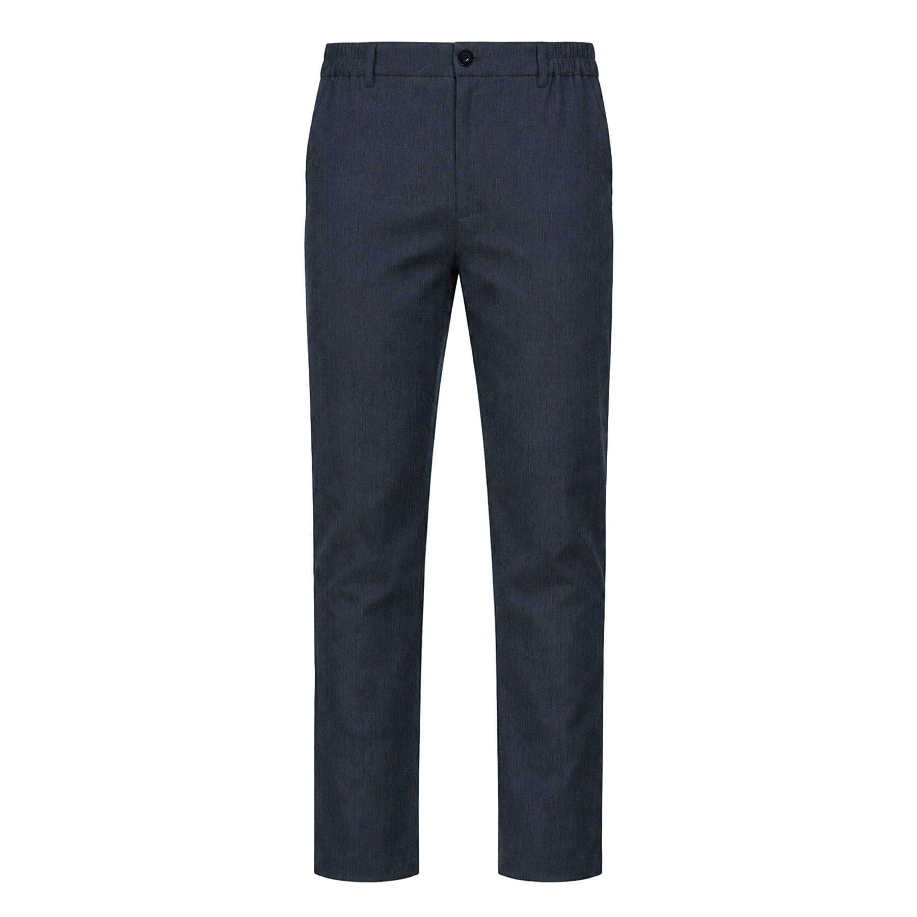 YFFUSHI Herren 2 Teilig Anzug Regular Fit Sakko Hose Sommer | Leinen, 1 Knopf, Reverskragen, Gummibund, für Freizeit oder Business, Casual