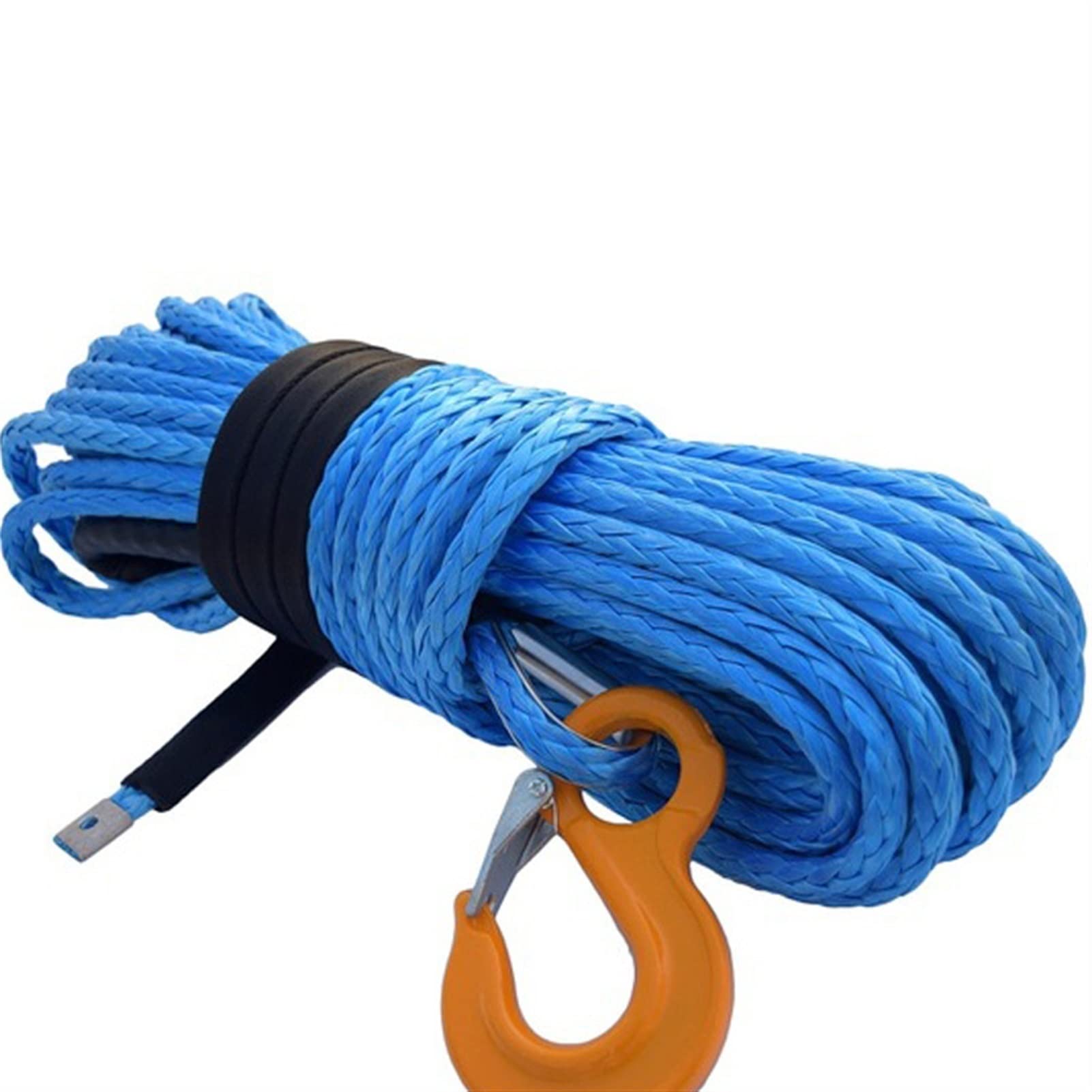 Corde de remorquage pour treuil synthétique 8mm x 30m ATV UTV SUV et buggy tout-terrain