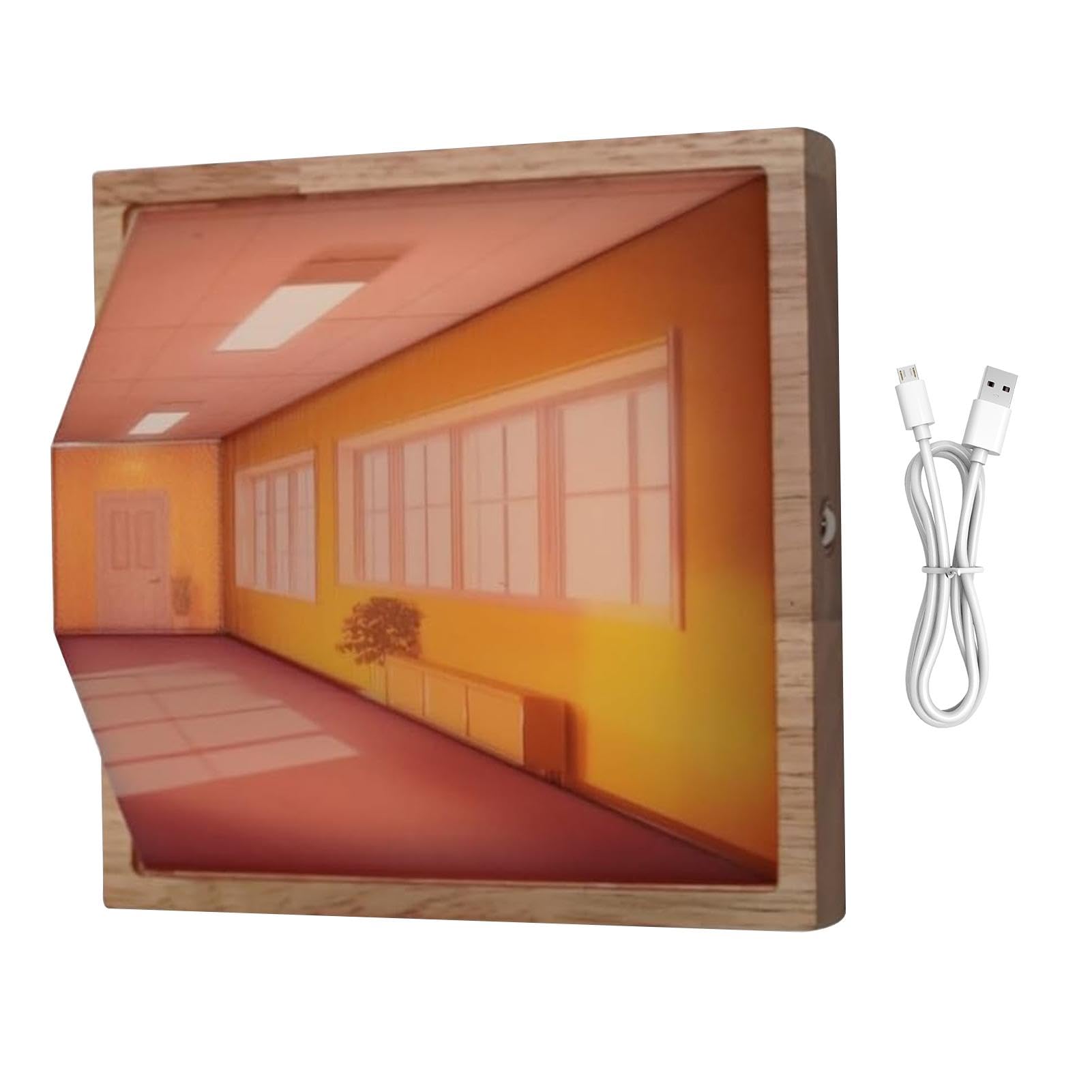 Iluminación ambiental decorativa y lámpara de pared luz nocturna regulable para dormitorio 8
