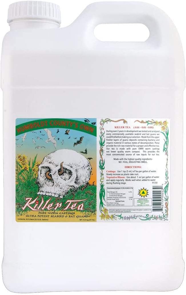 Emerald Triangle ETKT2.5GAL Killer Tea Fertilizer, 2.5 Gallon