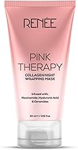 RENEE Pink Therapy Collagen Night Wrapping Face Mask | For Young, Hydrated Skin | Texture & Elasticity | Improves Skin Barrier | Hyaluronic Acid & Niacinamide Infused | 50 ml