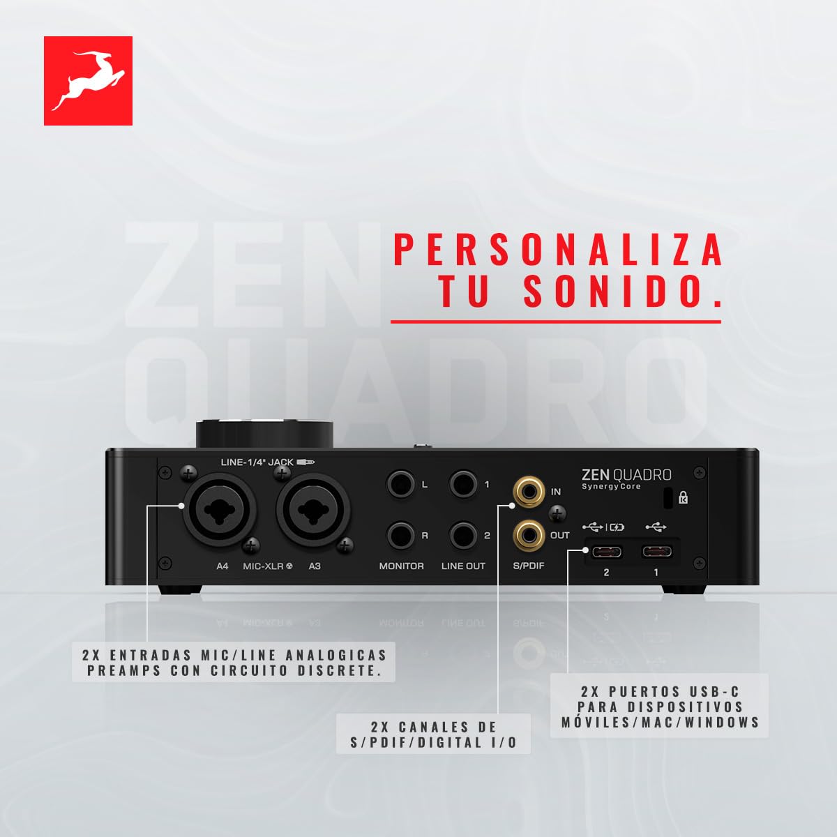 Antelope Audio Zen Quadro Synergy Core - 14x10 Dual USB-C Bus