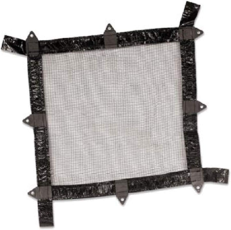 Black and White Deluxe Closing Leaf Rectangular Net Cover for In-Ground Swimming Pool 16' x 24'