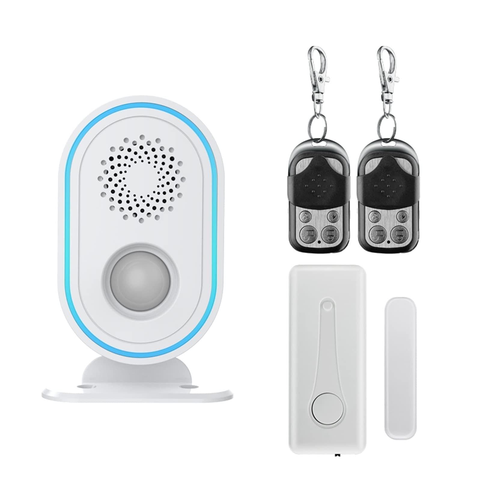 Sécurité à la maison Pir Alerte Capteur infrarouge Détecteur anti-vol Détecteur de mouvement Moniteur d'alarme sans fil 433MHz Spot / TUYA WIFI Système d'alarme ,SystèMe Domotique Multifonctionnel(Spo