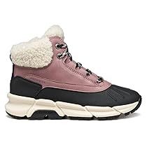 Geox J Flexyper Plus Girl, Stivale alla Caviglia, Dk Rose Black, 37 EU