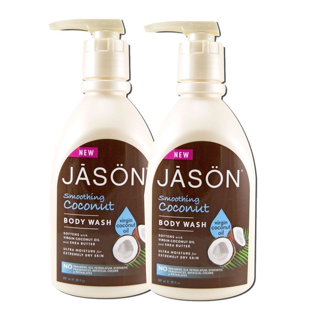 Jason Smoothing Coconut Body Wash 30 fl oz Pack of 2