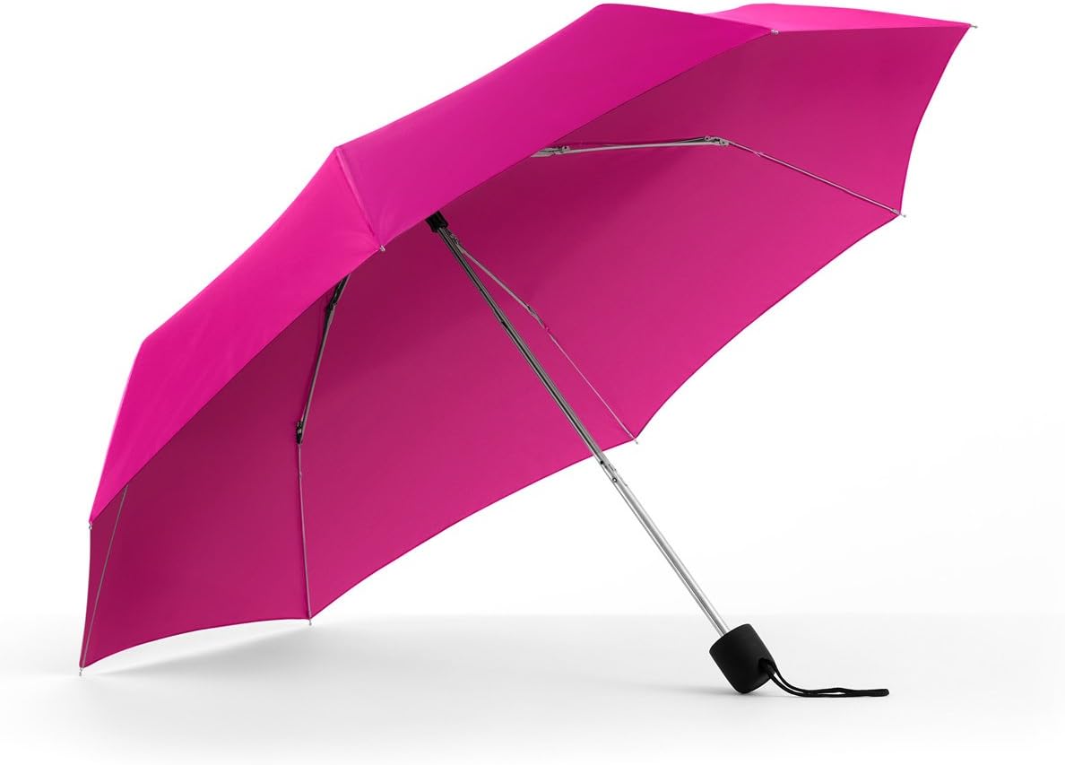 ShedRainUmbrellas Rain Essentials Manual Compact, Hot Pink, One Size