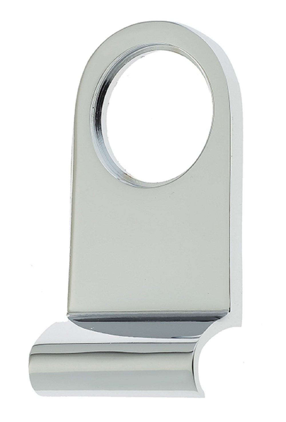 Yale Type Door Lock Cylinder Pull Surround 86 x 44mm (Polished Chrome)