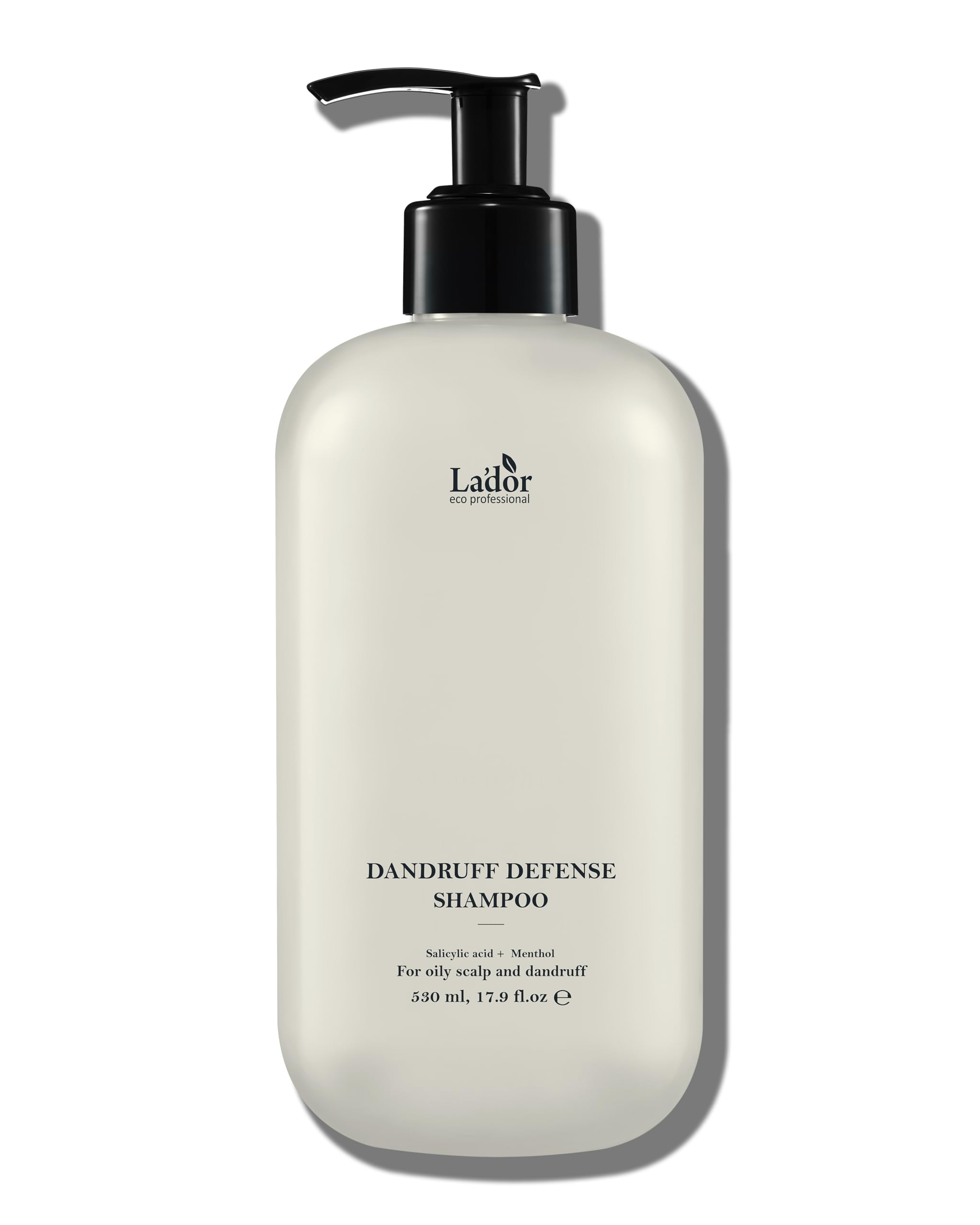 LA'DOR Anti-Dandruff Shampoo (16.9 fl.oz.) - For Oily Scalp with Dandruff, Gently Cleanses Away Dead Skin Cells, Alleviates Itching and Irritation LADOR