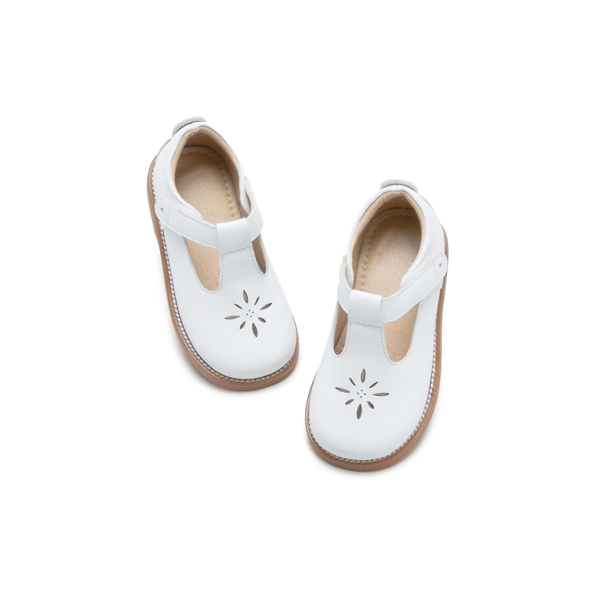 Flaryzone Toddler Girls Mary Jane School Uniform Oxfords Dress Shoes Flats