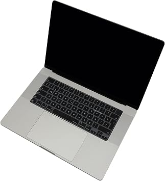 McStorey MacBook Türkçe Q Klavye Koruyucu M1-M5 | Air 13.6 A2681 A3113 A3240 A3449 | Pro 14 A2442 A3426 A3434 | Pro 16 A2485 A3429 | Neo 13 Ultra İnce Silikon Keyboard Cover Touch ID Protector Siyah