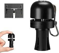 Bicycle Bell, Cat Eye Bell, Road Bike, Bell, Bar End Cap Type, Hidden Type, Loud Volume, Refreshing Tone, Rust Resistant, Lightweight, Made of Copper Alloy + PP, Small, Adults and Children