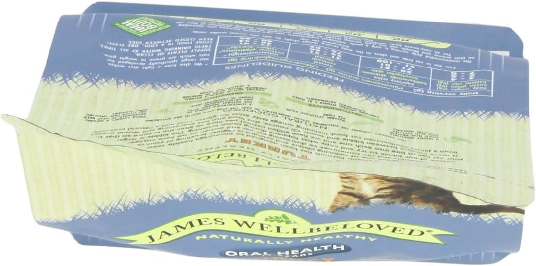 ? James Wellbeloved Complete Dry Oralcare Cat Food Turkey and Rice, 300 g