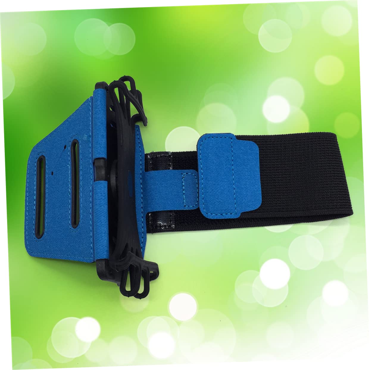 2pezzi Supporto Per Cellulare Da Braccio Rotazione Gradi Cintura Per Sport All Aperto Accessorio Per Corsa e Attività Fisica e Comodo Blu