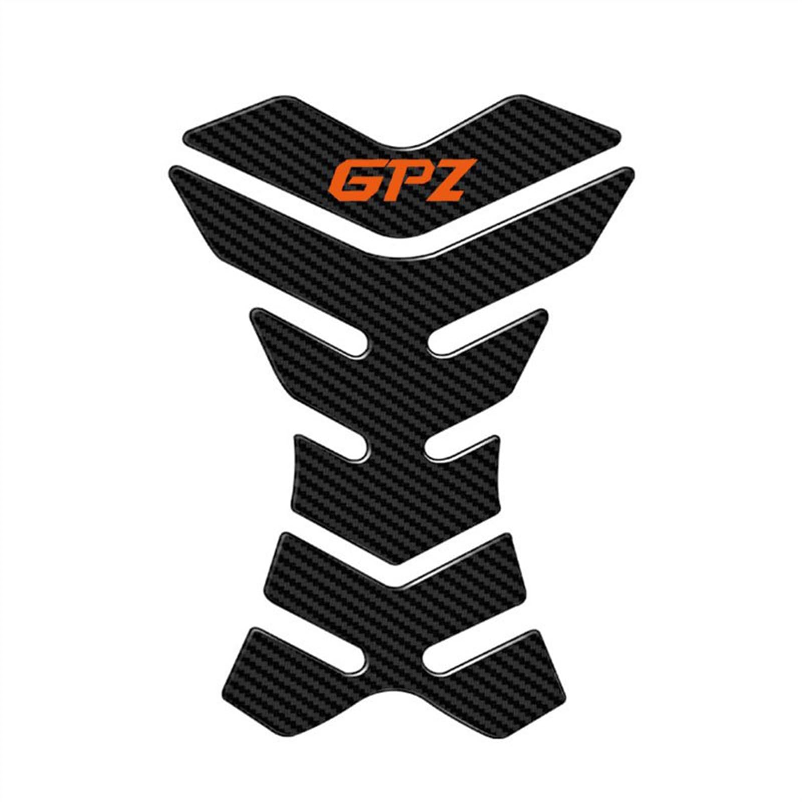 Motorbike sticker For Kawasaki GPZ Motorcycle Tank Pad Protector Stickers(Orange)