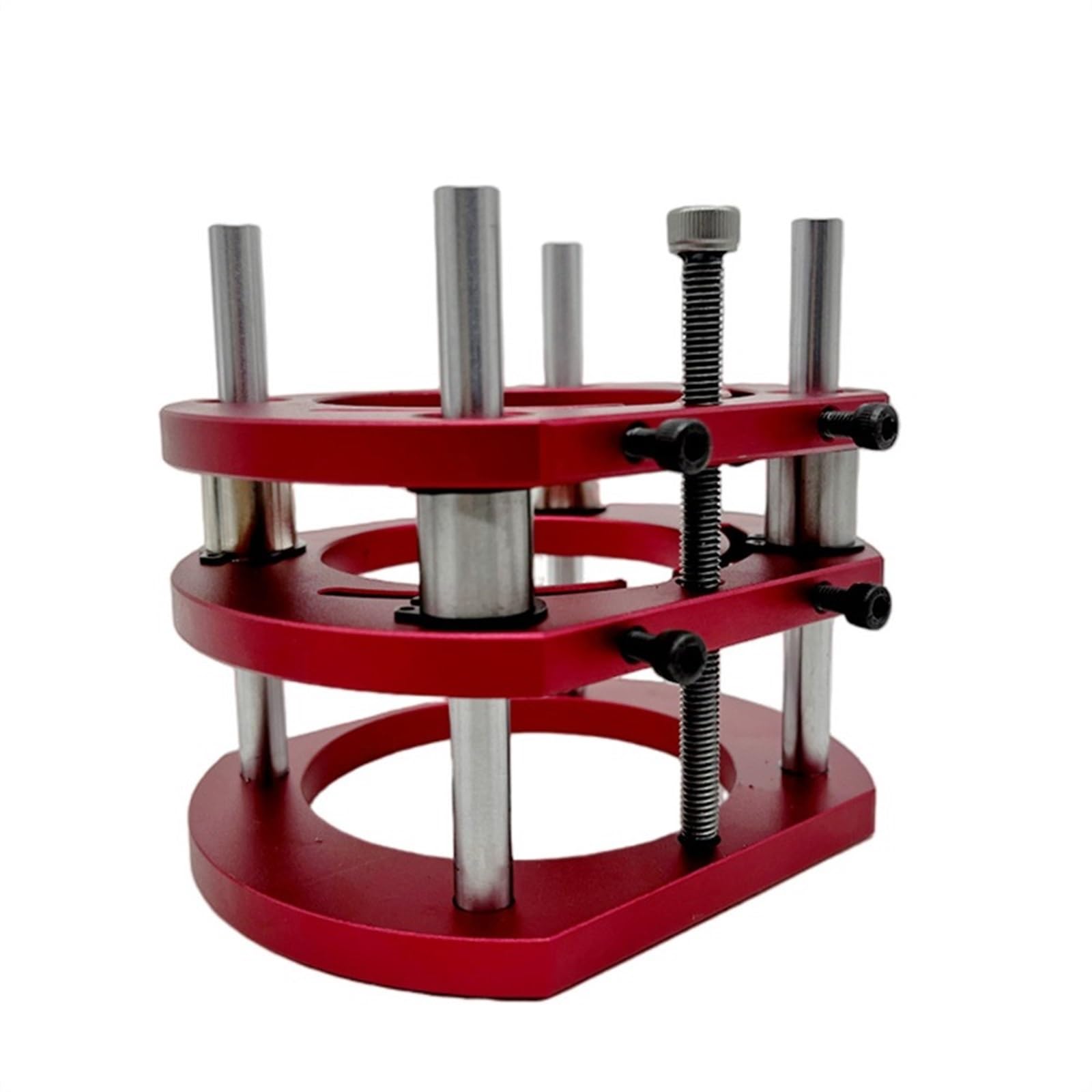 Sollevatore per fresa con kit di sollevamento per fresa con piastra superiore, base di sollevamento per fresa per scanalatura e rifilatura della lavorazione del legno - Design universale, leggero e