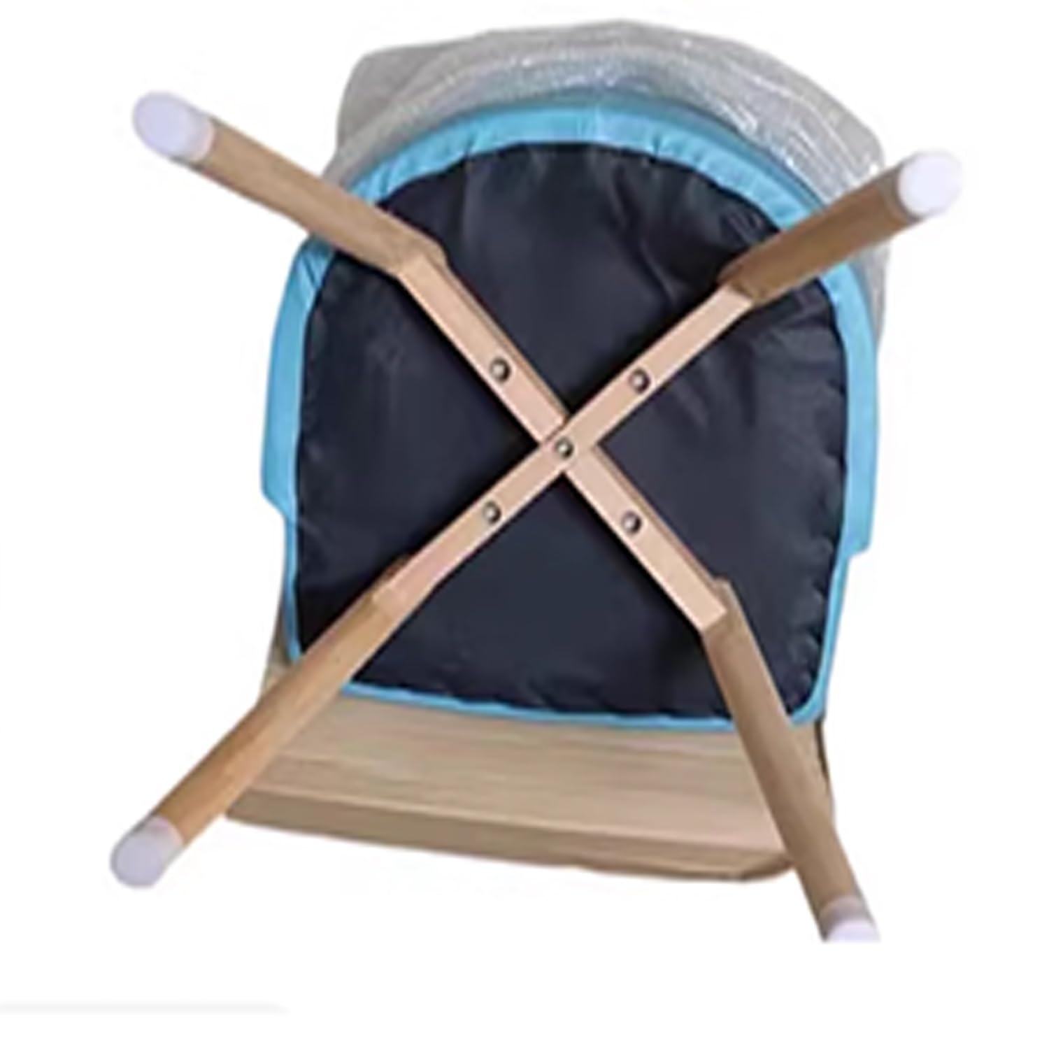 Patas de Taburete de Madera Maciza, pies de Repuesto para mesas, Patas de Silla de Comedor con Estructura en Cruz para tableros de Madera(60cm/24in)