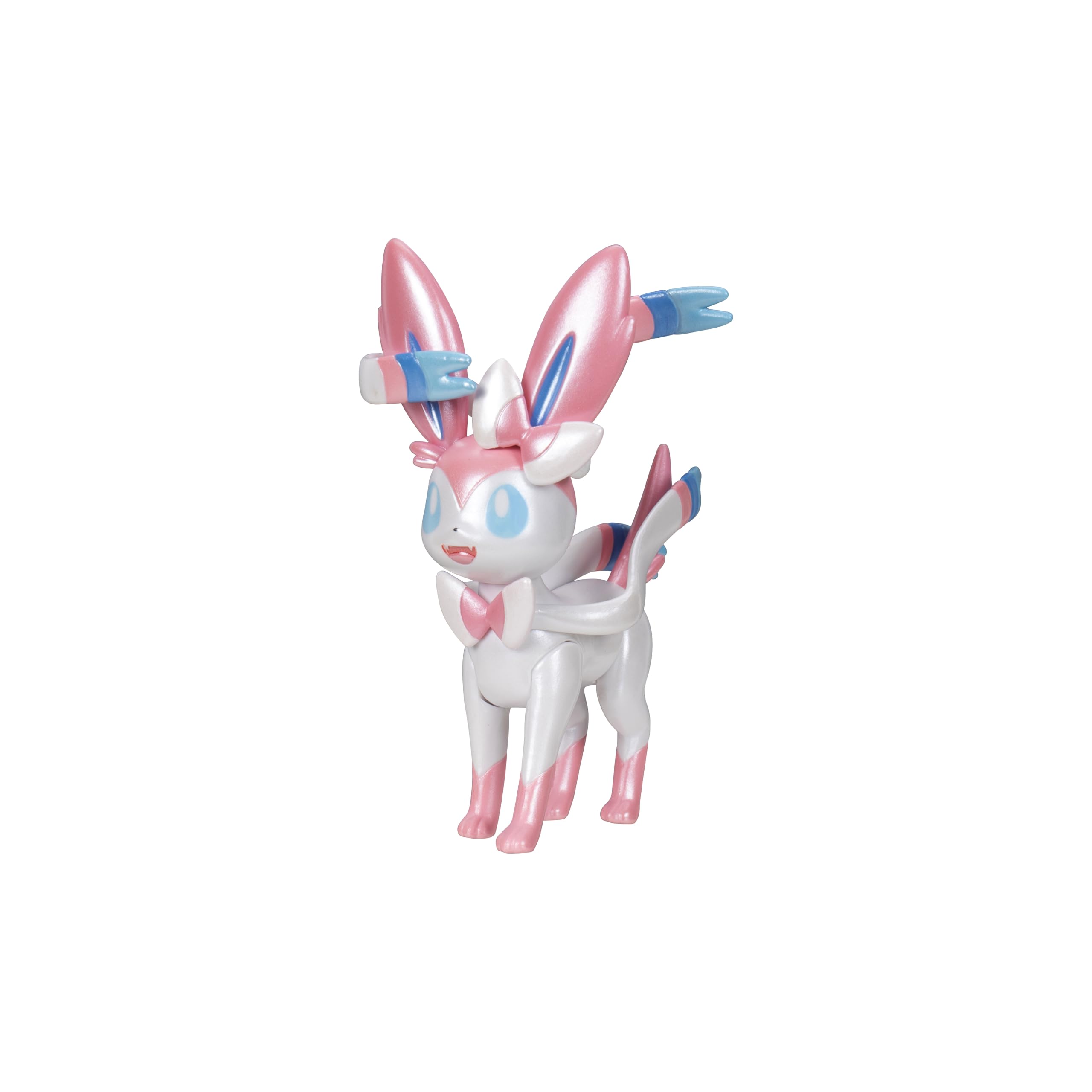 Pokémon Pack evolución Select - Incluye una Figura Eevee de 5 cm, además de Las Figuras de Batalla Leafeon, Glaceon y Sylveon de 7,5 cm, con Acabado Exclusivo