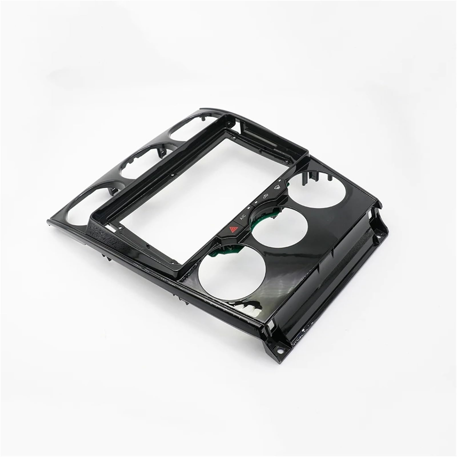 Cadre Panneau D'autoradio Cadre Voiture 9 Pouces, Panneau Stéréo Fascia, Tableau, Double Din, Climatisation, Câble d'alimentation Canbus Intégré pour Mazda 6 2002 – 2007