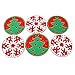 Christmas Party Decorations Felt Drink Coasters Set of 6
