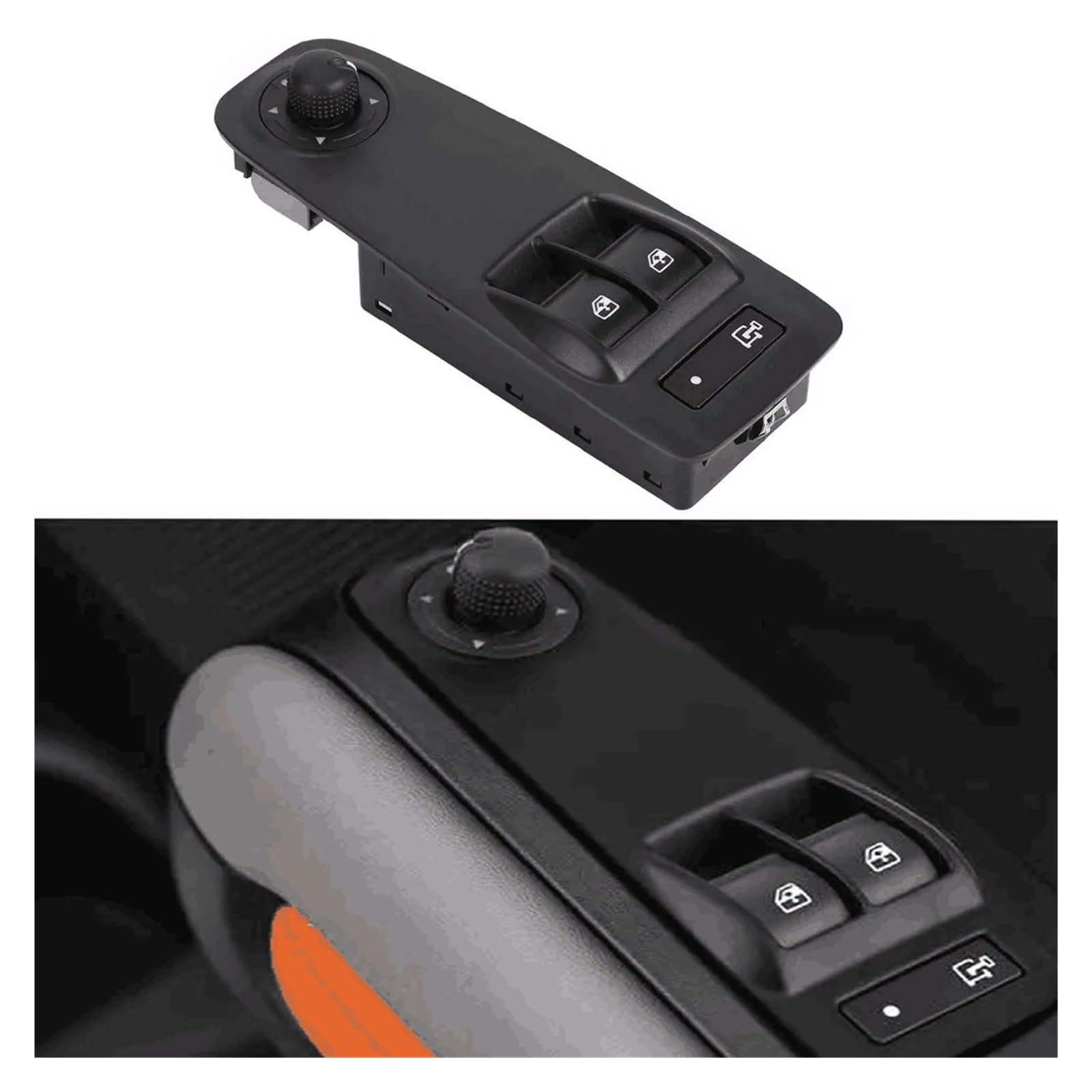 Panel głównego przełącznika elektrycznego szyby w drzwiach 735487419 do Boxera, Citroena, Relay Jumpera, 2006-2015