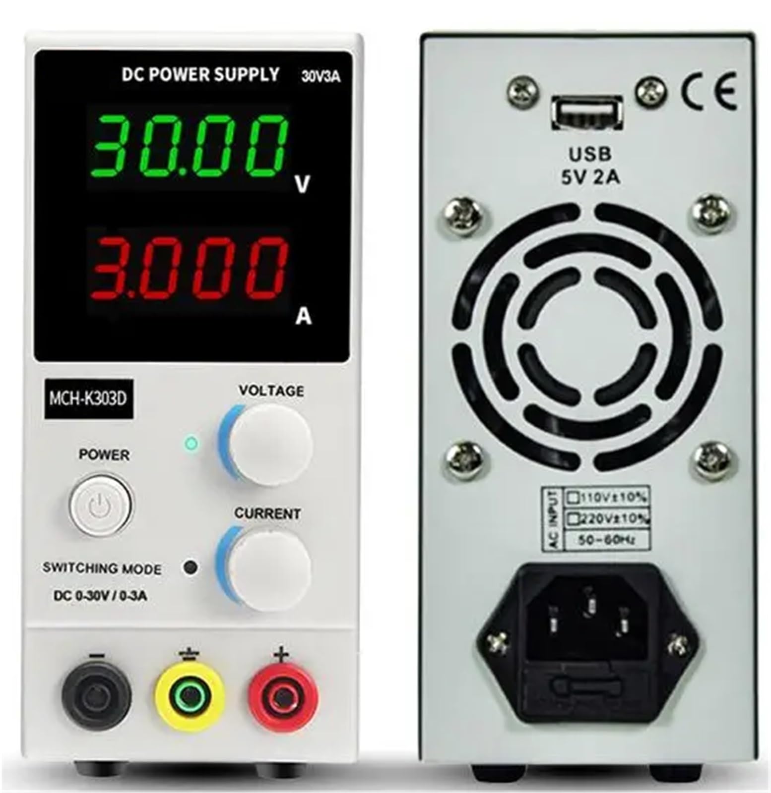 Alimentation CC à commutation MINI MCH-K305D réglable de 30V 5A - 6