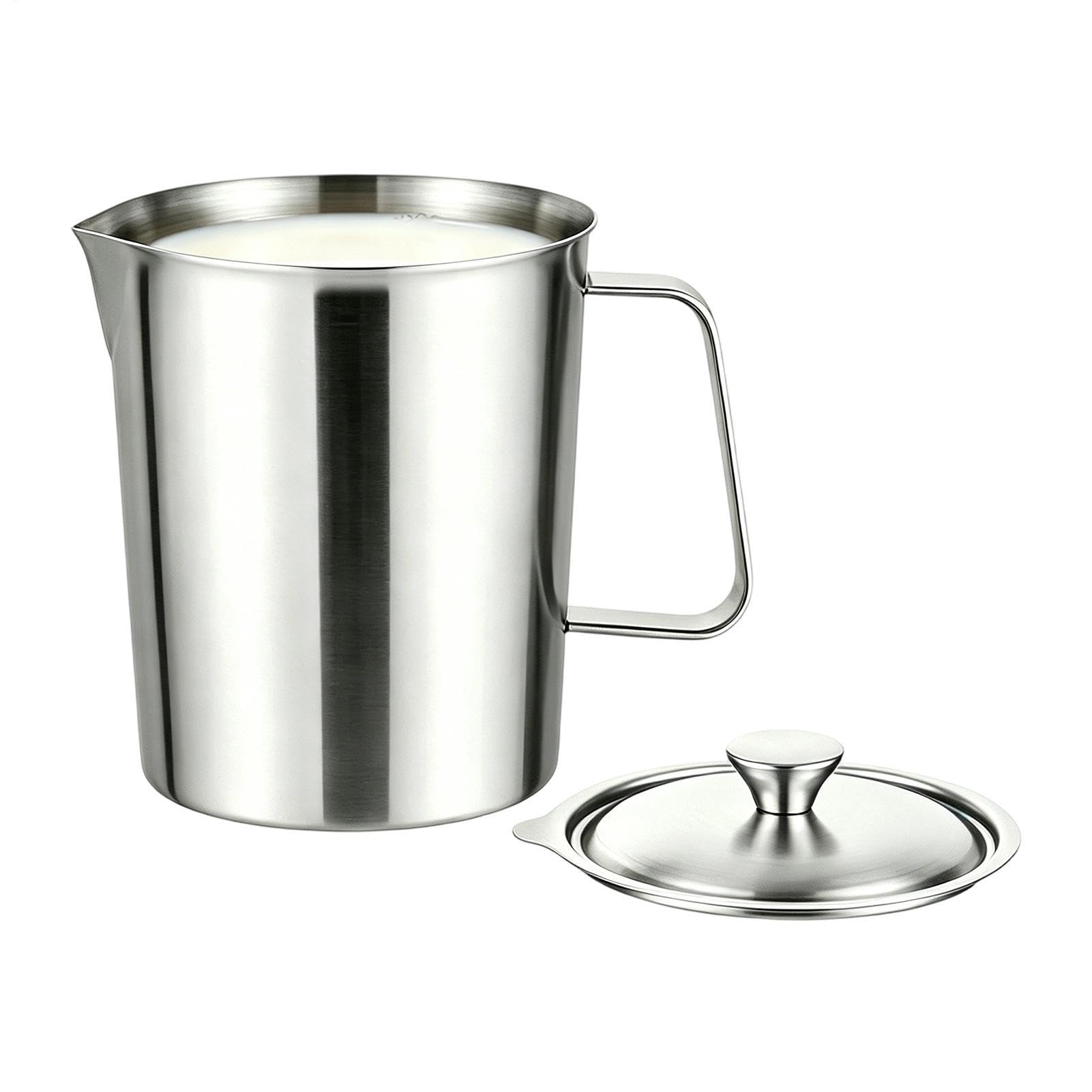 Taza medidora de acero inoxidable de alta calidad y recipiente para mezclar