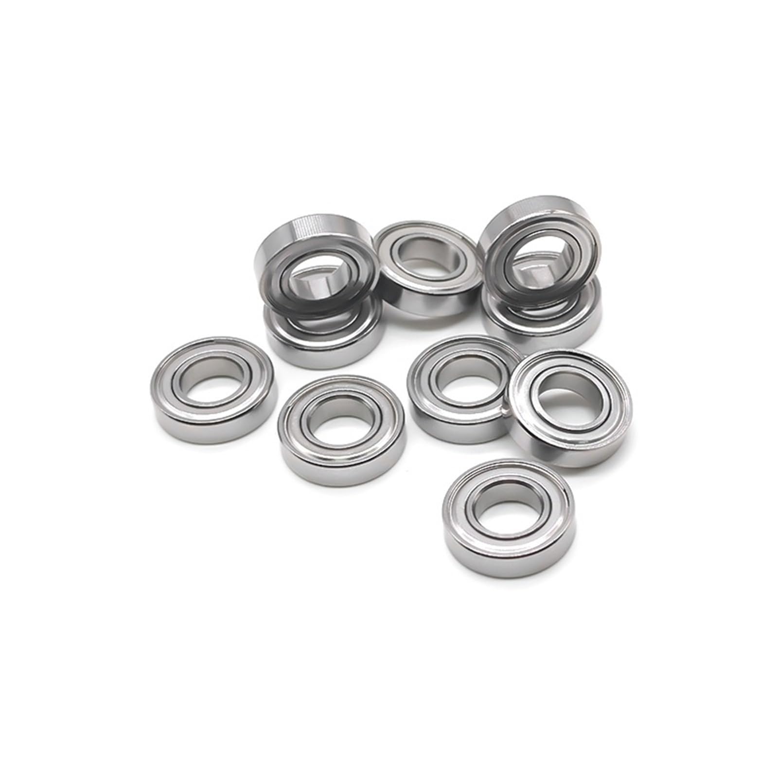 Rodamientos de bolas de acero inoxidable S688ZZ de 8 x 16 x 5 mm, blindados, AISI440C, 10 unidades
