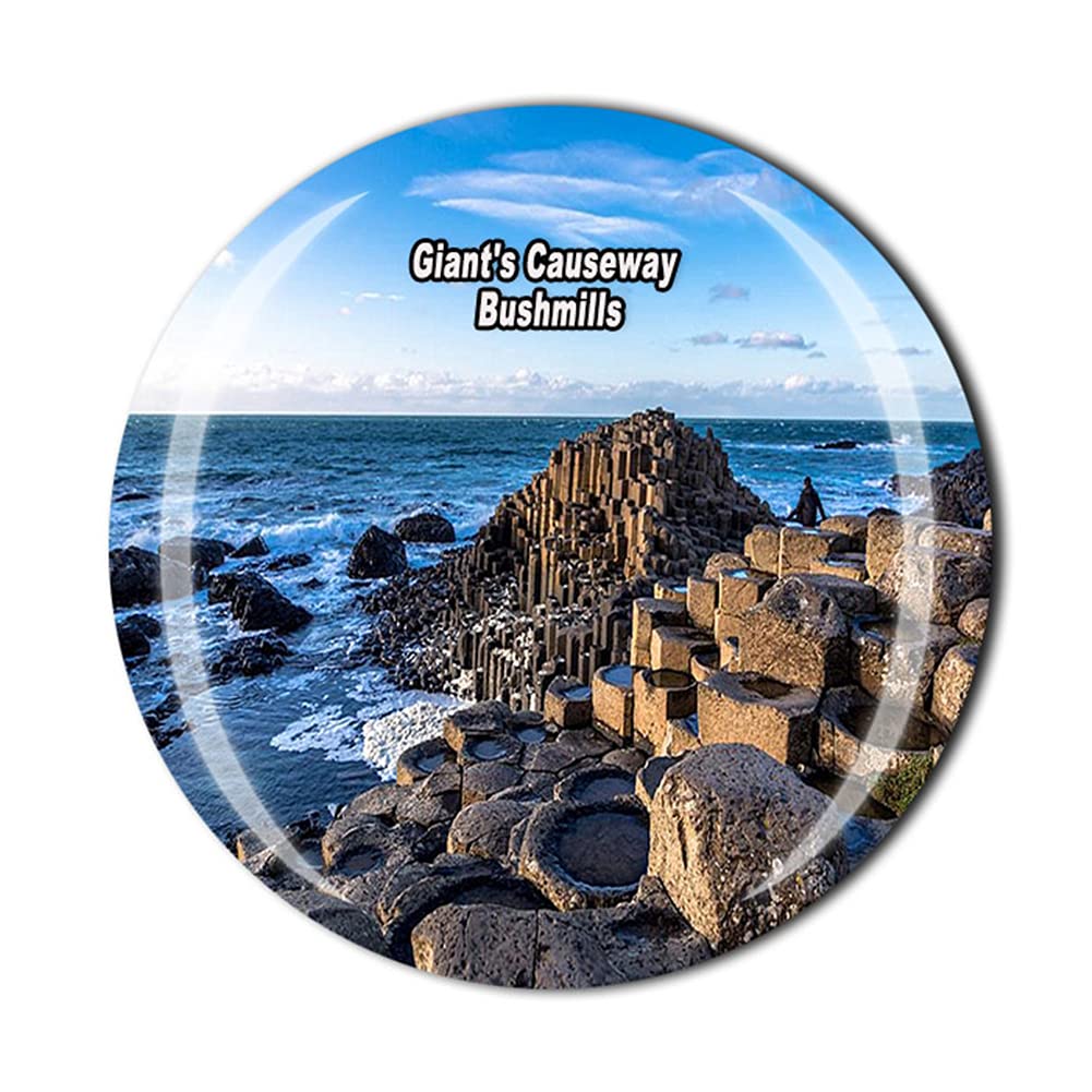 Muyu Magnet Giant's Causeway Bushmills Northern Ireland Uk Fridge Magnet Souvenir Gift Magnetic Sticker Collection