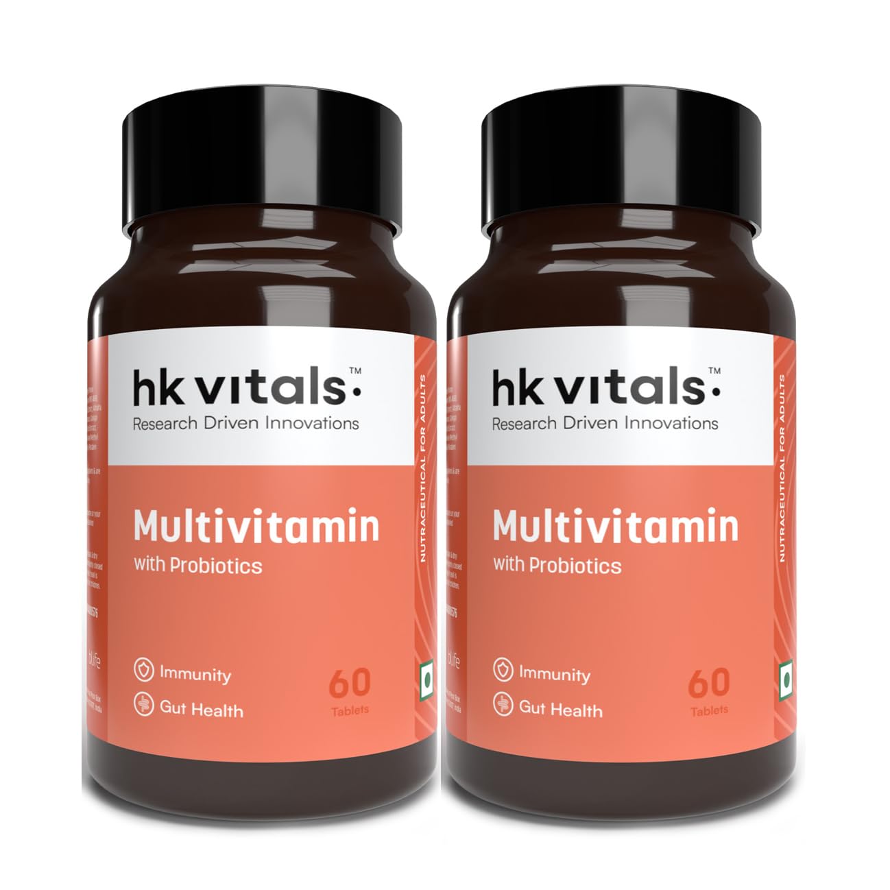 HealthKart hk vitals Multivitamin with Probiotics (120 Tablets) | For Men and Women | Vitamin C, Vitamin B, Vitamin D, & Zinc, Supports Immunity and Gut Health (B09HCJXLVD) Amazon Price History, Amazon Price Tracker