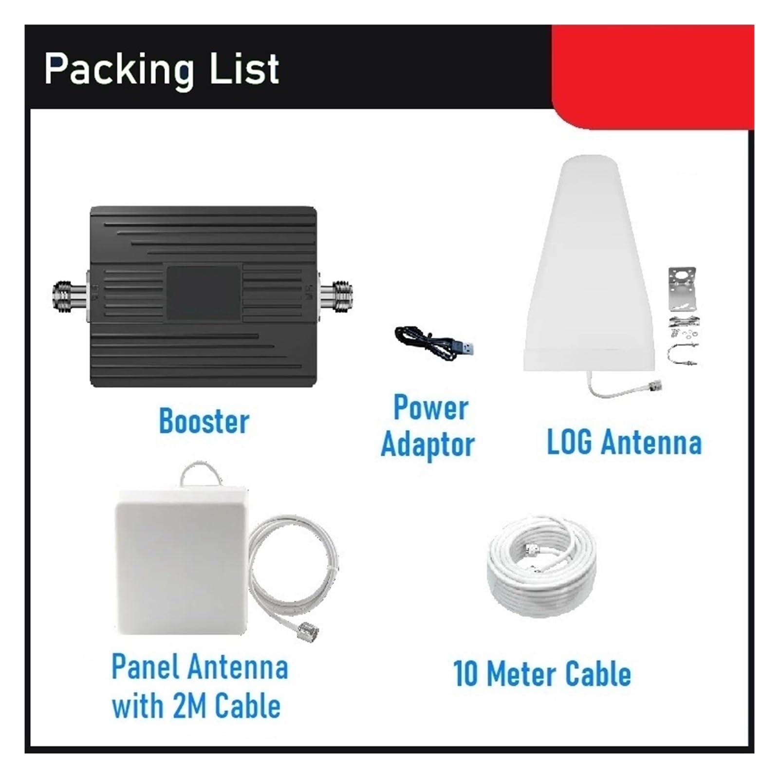 Ripetitore Amplificatore Di Segnale Cellulare 5G 800MHz 800 4G Copertura più ampia(800Mhz No Antenna)