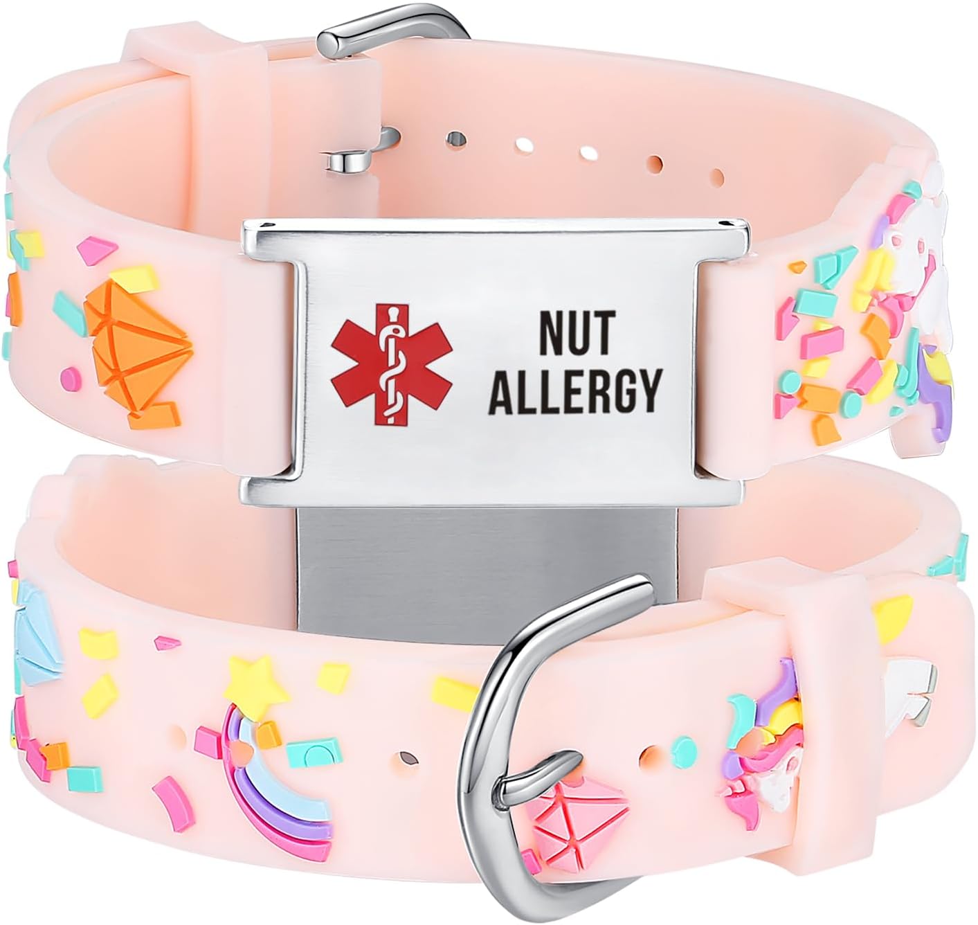 cartoon medical alert id bracelets Parents gift to Son, daughter, brother, sister